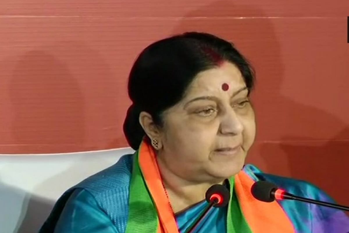 Sushma Swaraj Address The BJP IT Cell workers In Agra