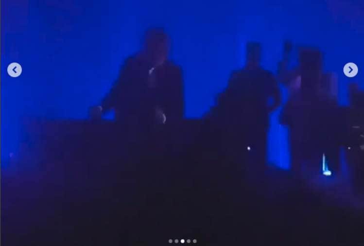 amitabh bachchan dance at ranveer singh and deepika padukone mumbai reception party