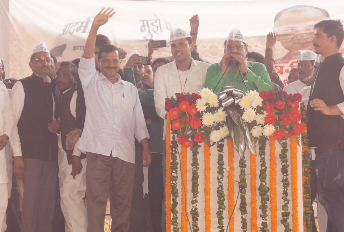 Delhi CM arvind kejriwal visit in faridabad