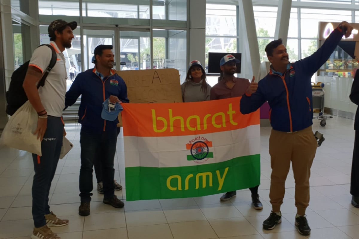 Bharat Army welcome team india before Adelaide test against australia