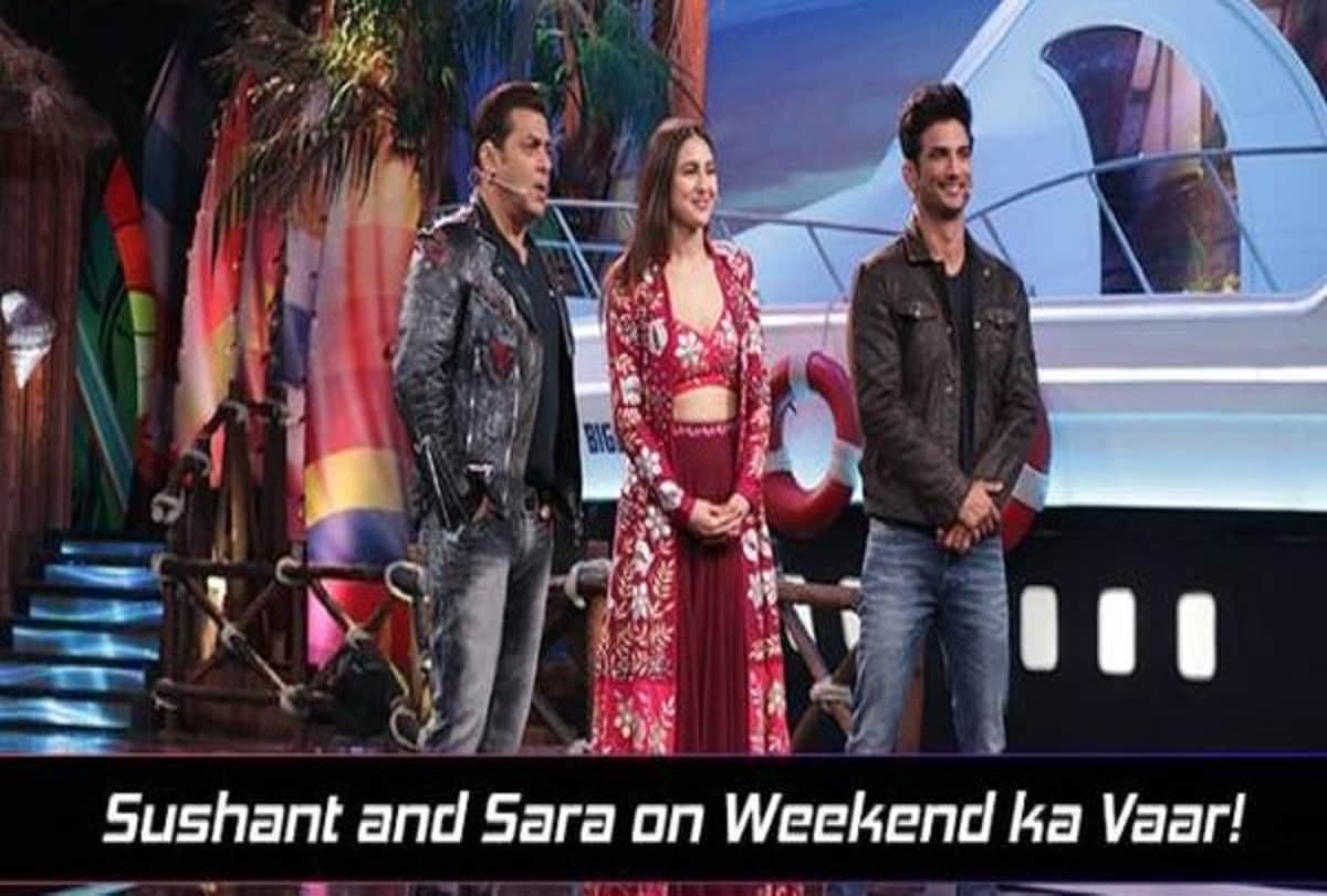 bigg boss 12 kedarnath starcast sushant singh and sara ali khan