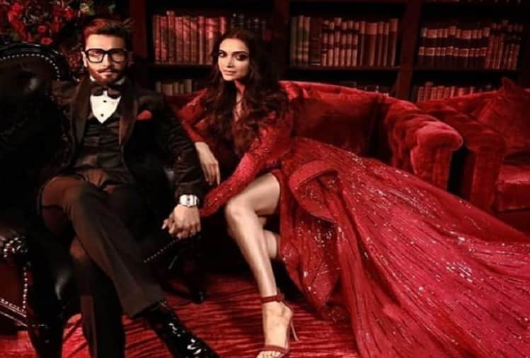 DeepVeer wedding reception Deepika looks like Barbie in red and Ranveer dapper look win your heart