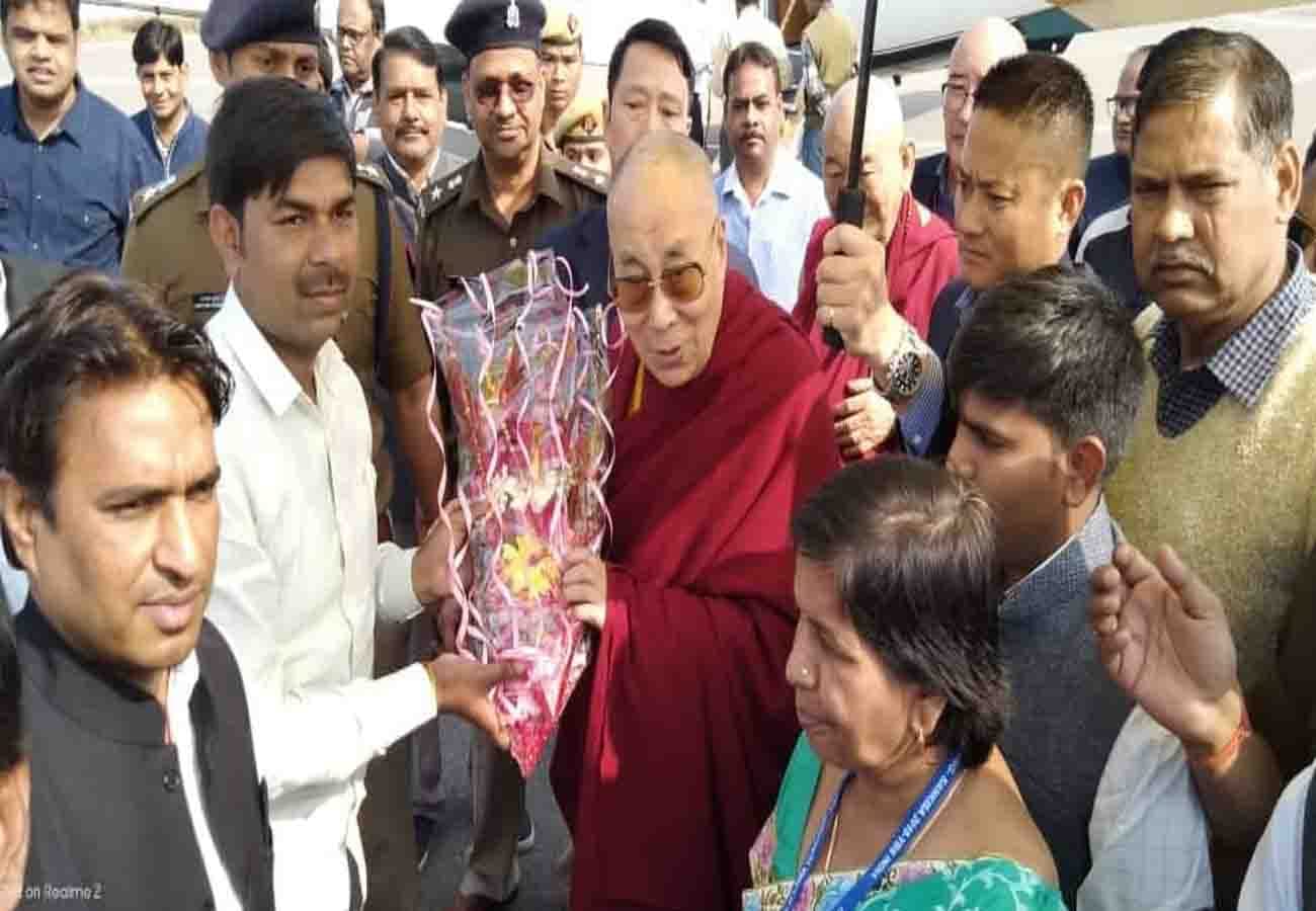 Buddhist spiritual leader Dalai Lama sermon in farrukhabad