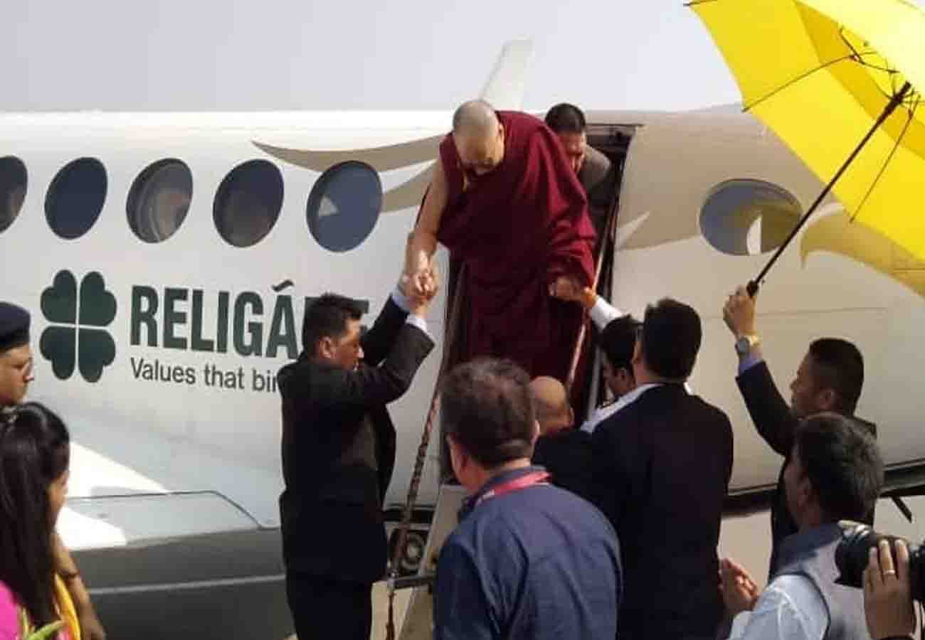 Buddhist spiritual leader Dalai Lama sermon in farrukhabad