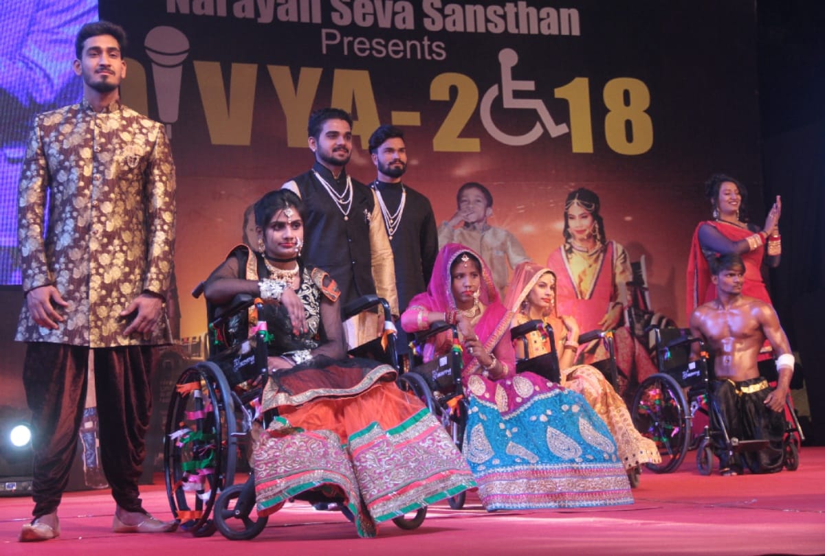 Divyang models show talent in fashion show program in delhi
