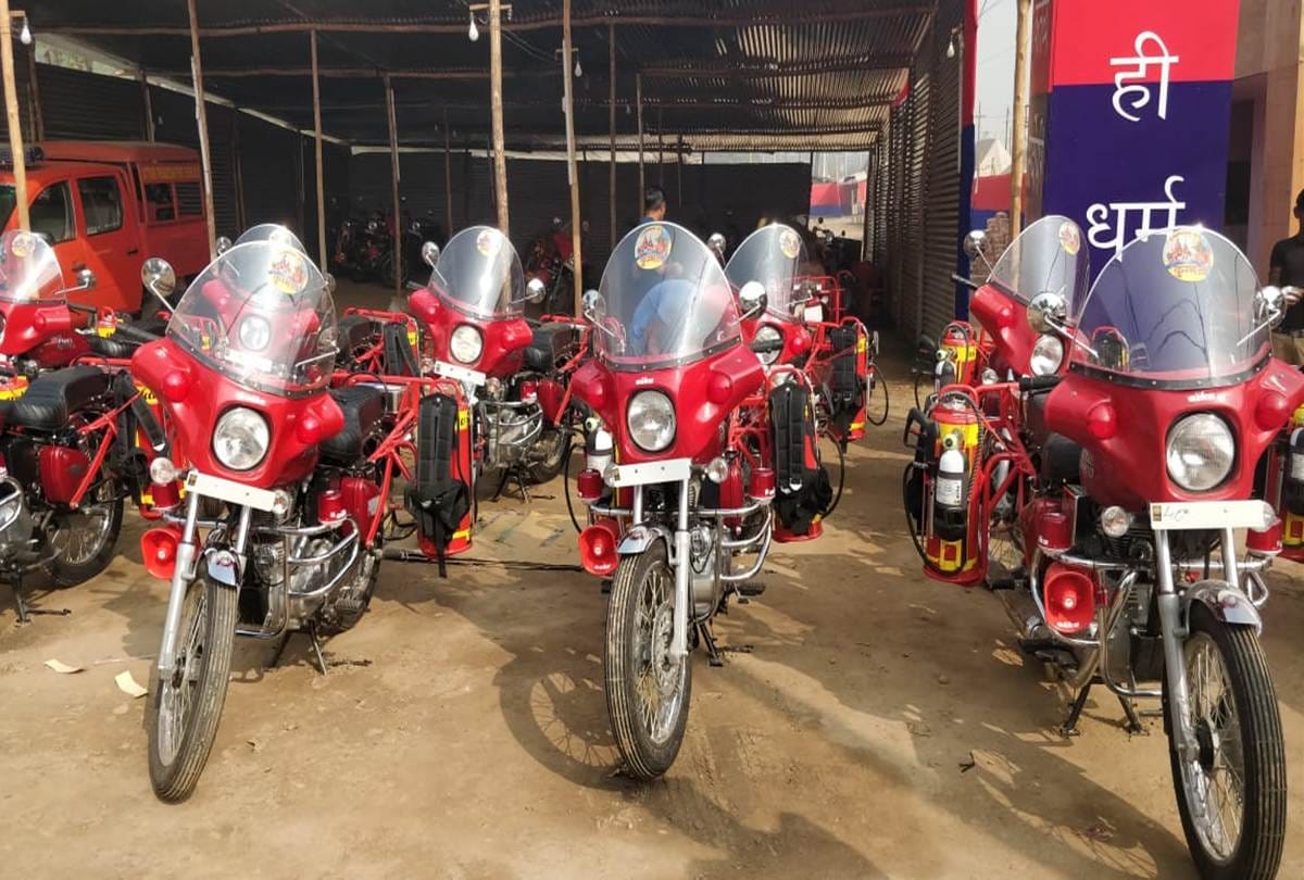 High pressure fire fighting bullet to blow up Kublanagar fire