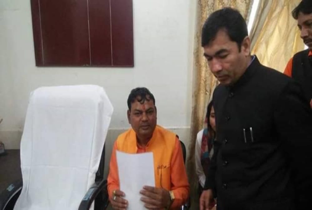 Rudrpur Mayor denied to sit on chair after take oath ceremony