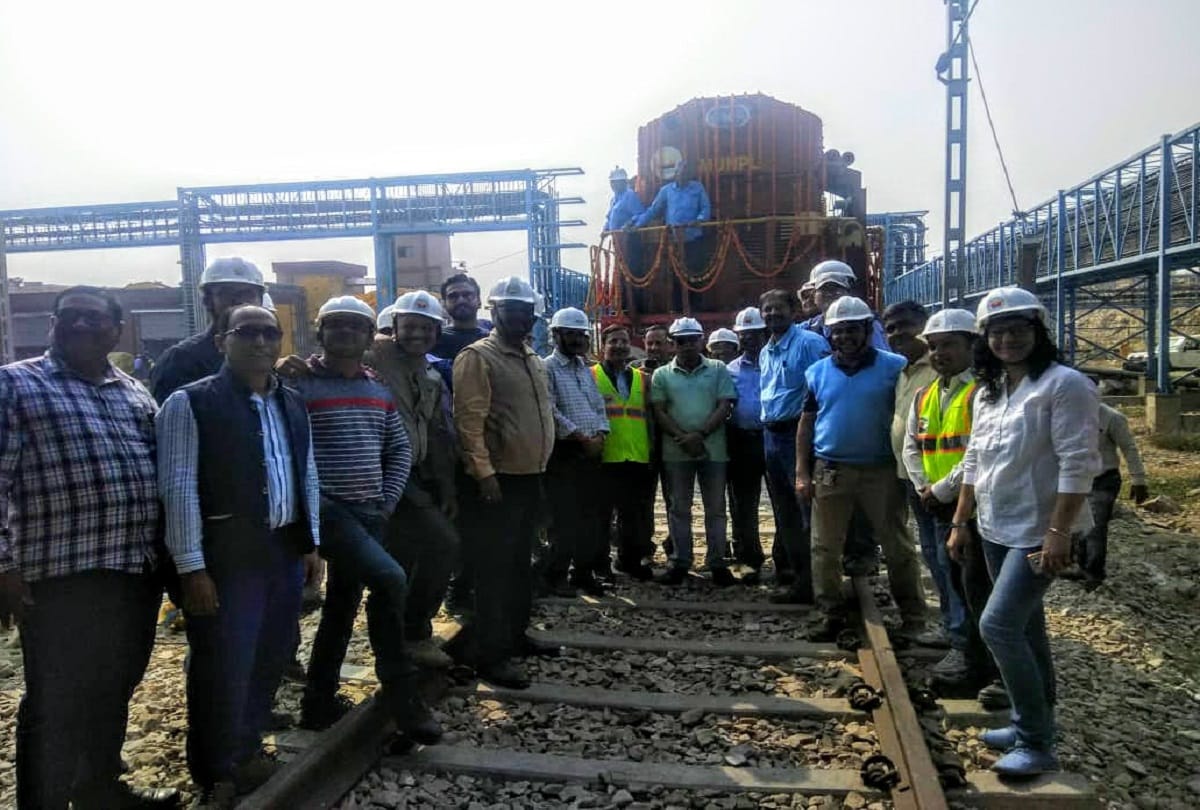 Prayagraj: Meja Power Corporation gets its first coal rake