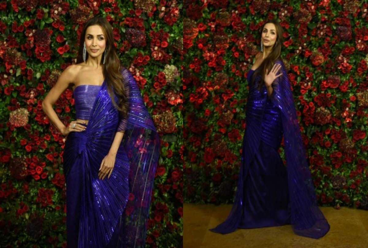Malaika Arjun Kapoor Arbaaz Khan and Georgia Andriani spotted at Deepika Ranveer Mumbai Reception