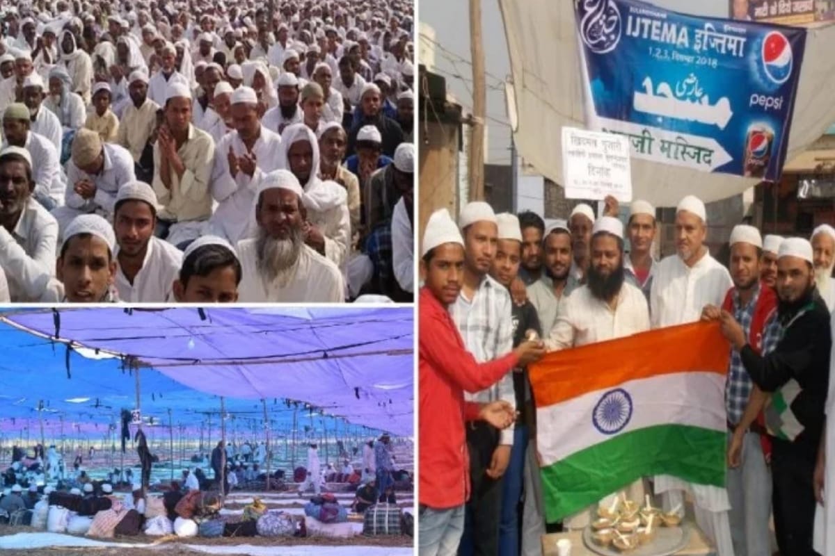 people going to Tabligi ijtema bulandshahr welcomed in meerut like kanwadiyas