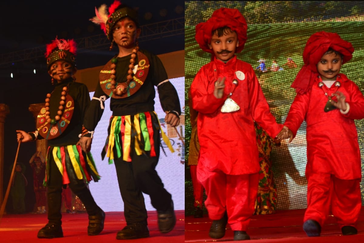 School Children in meerut rocked up the annual festival