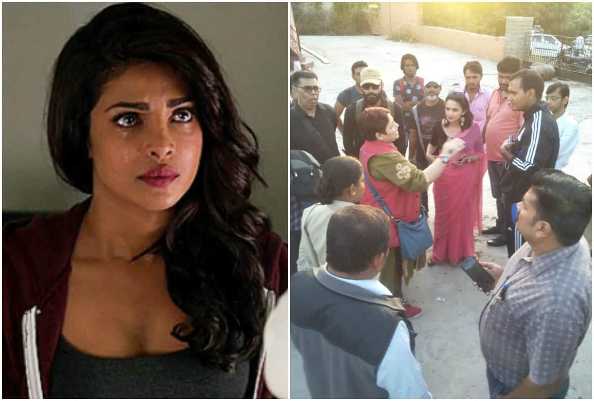 Priyanka Nick wedding fight between media persons and bouncers in Jodhpur