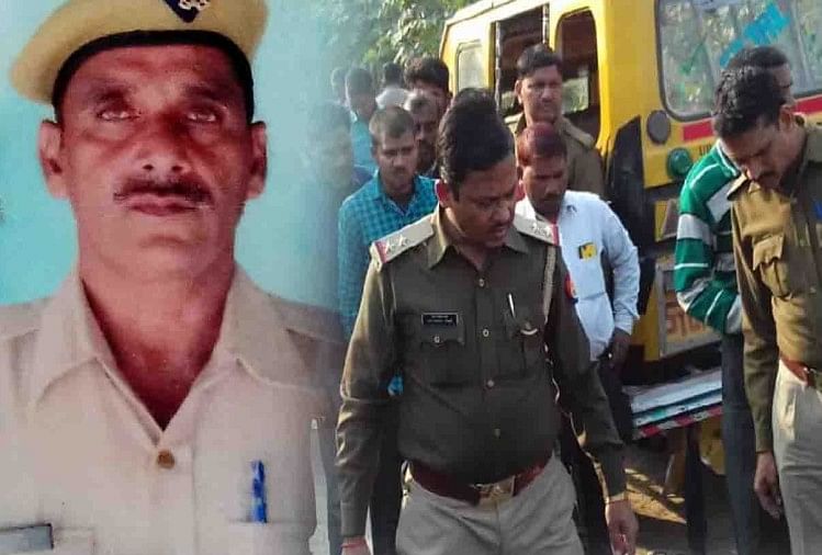 काल बनकर आया ट्रक छीन ली सिपाही की सांसें साथियों में शोक की लहर Policeman Lost His Life In