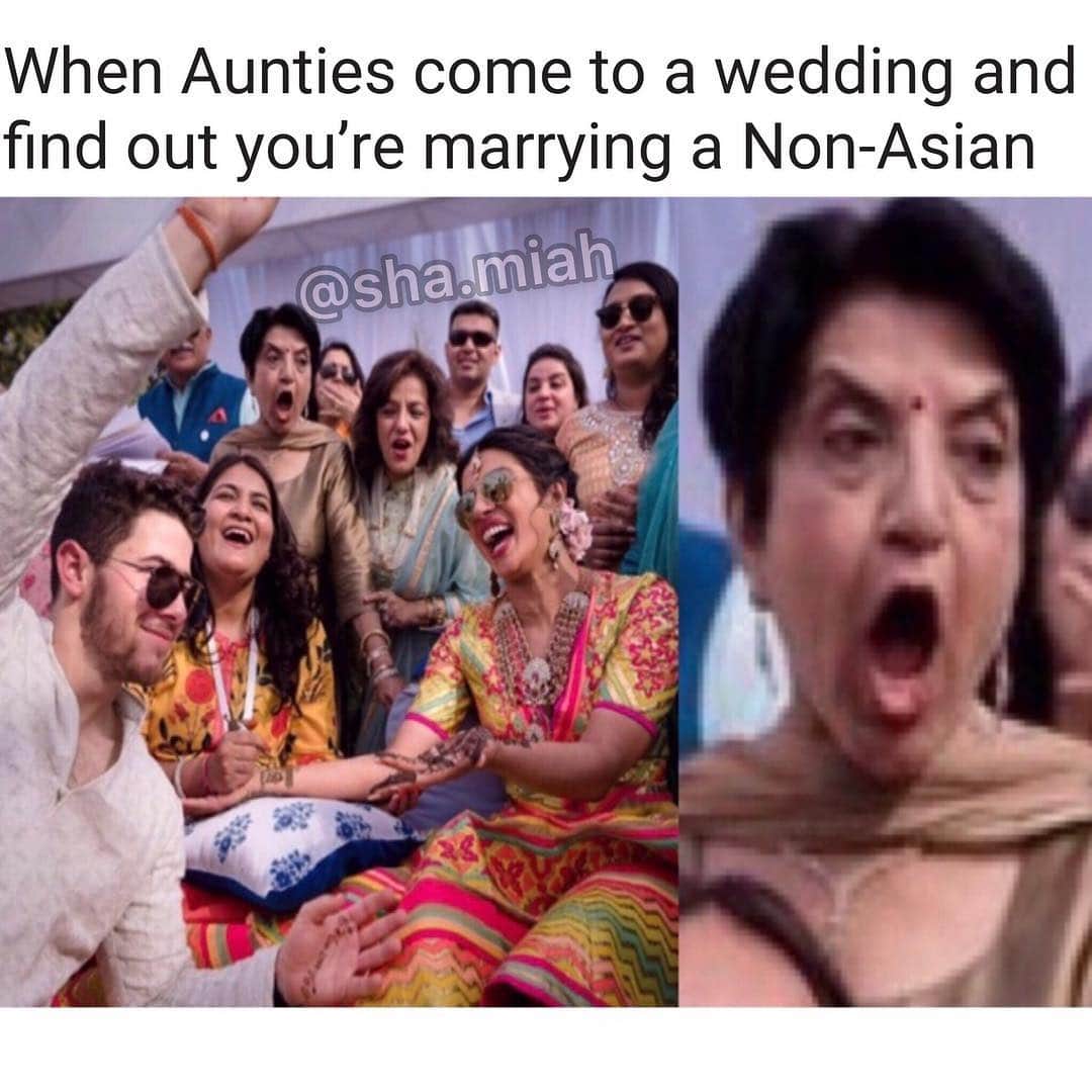 Priyanka Nick wedding Shocked Auntie has been troll in Nick Jonas Priyanka Chopra Mehendi