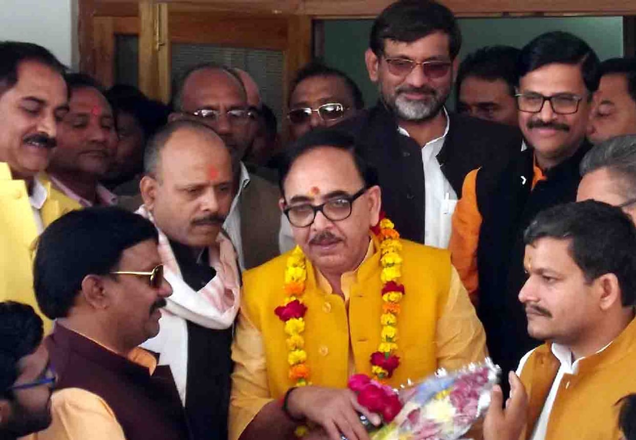 BJP state president statement about Rajabhaiya and Shivpal Yadav