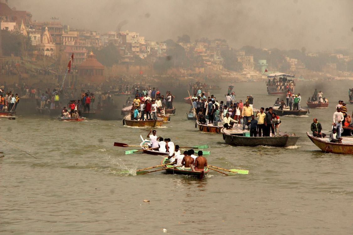 boat race in kashi on the occasion of NRI summit