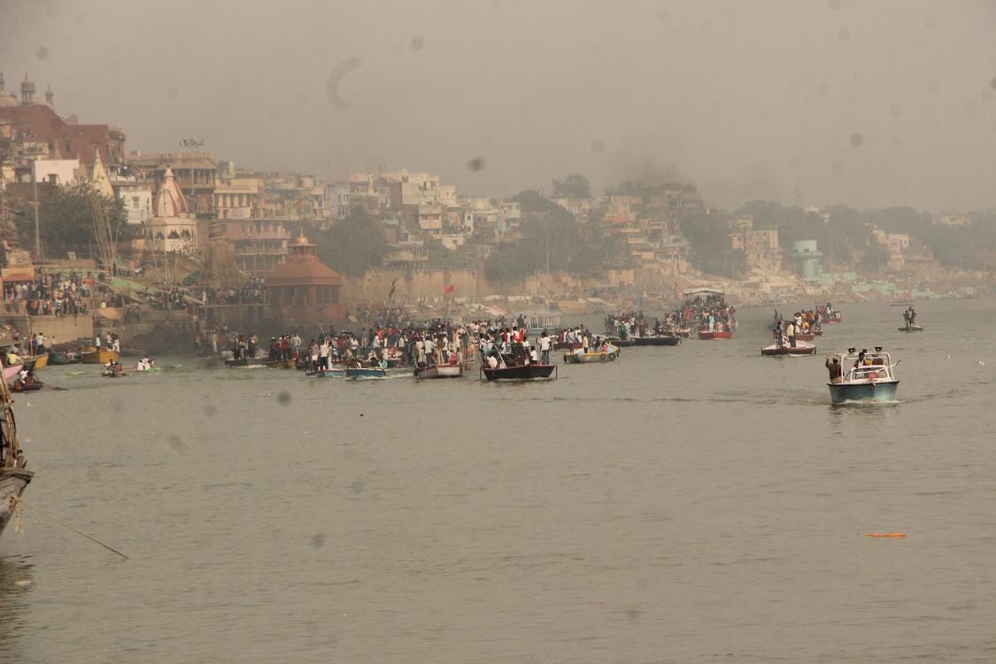 boat race in kashi on the occasion of NRI summit