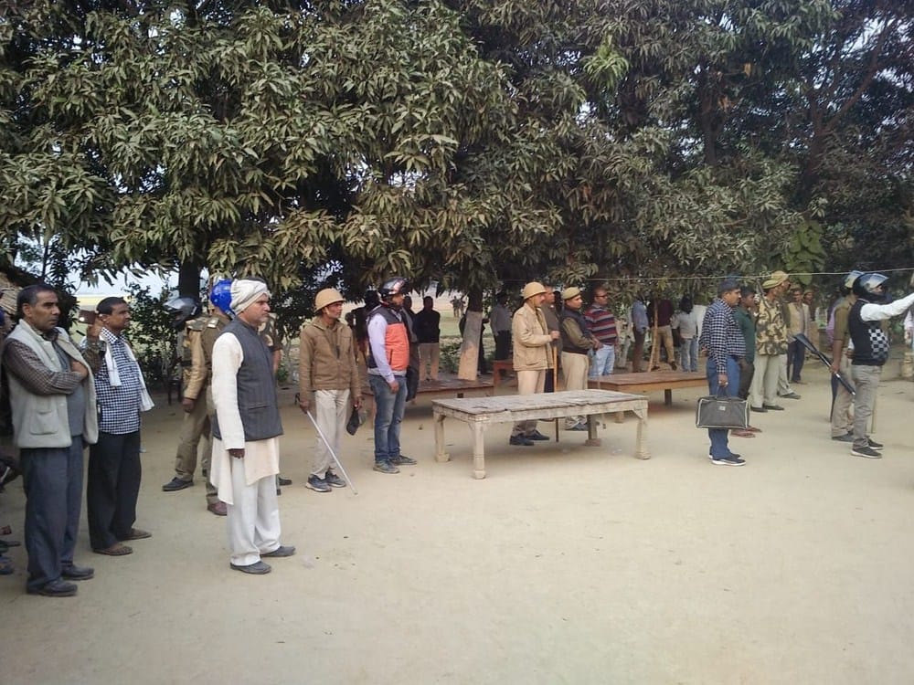 attack on administration team during cleaning encroachment