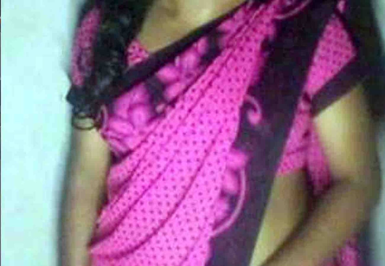 Boy in saari blouse in mahoba
