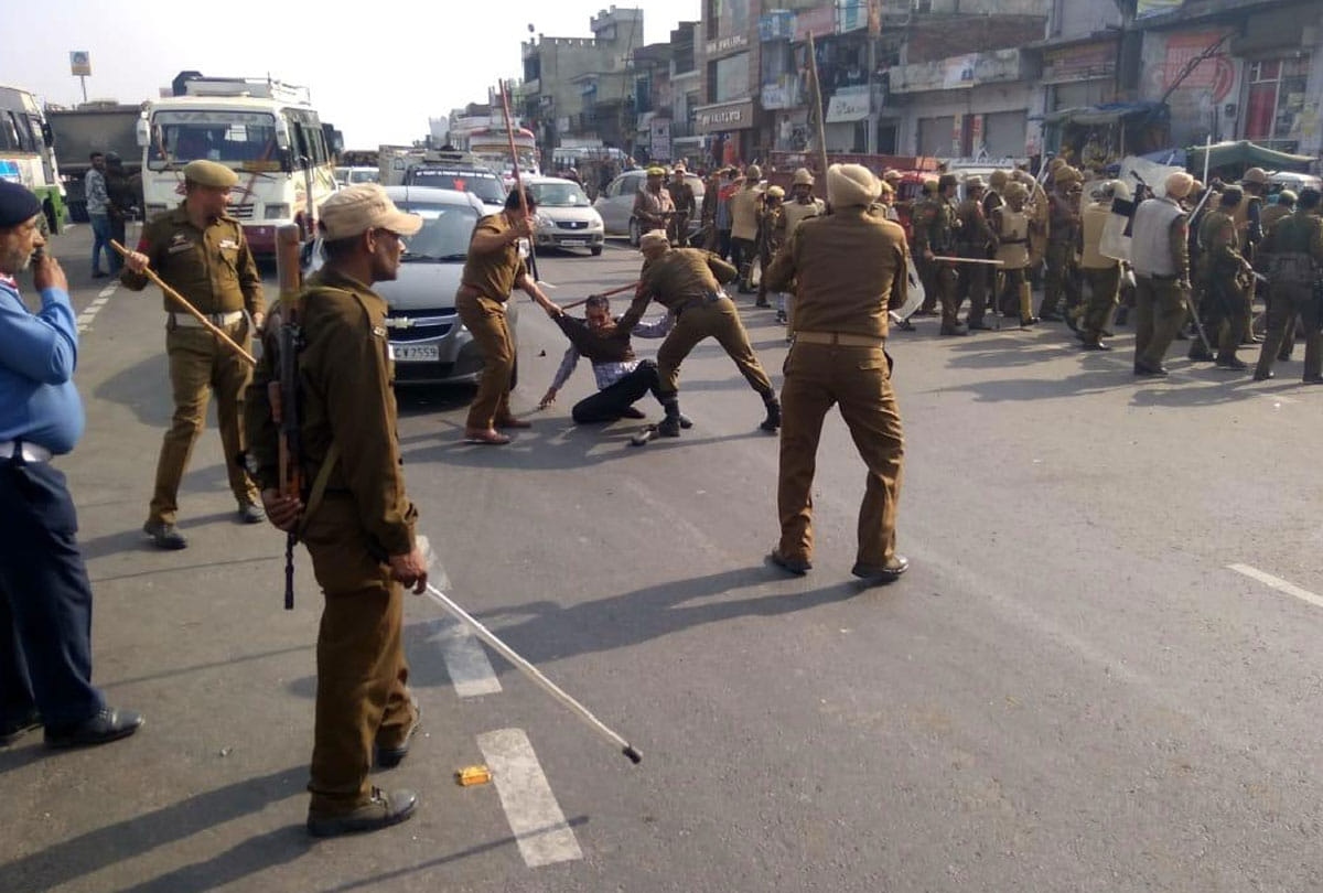 Jammu Kashmir Tension in Kathua as mob torches truck alleging cattle smuggling