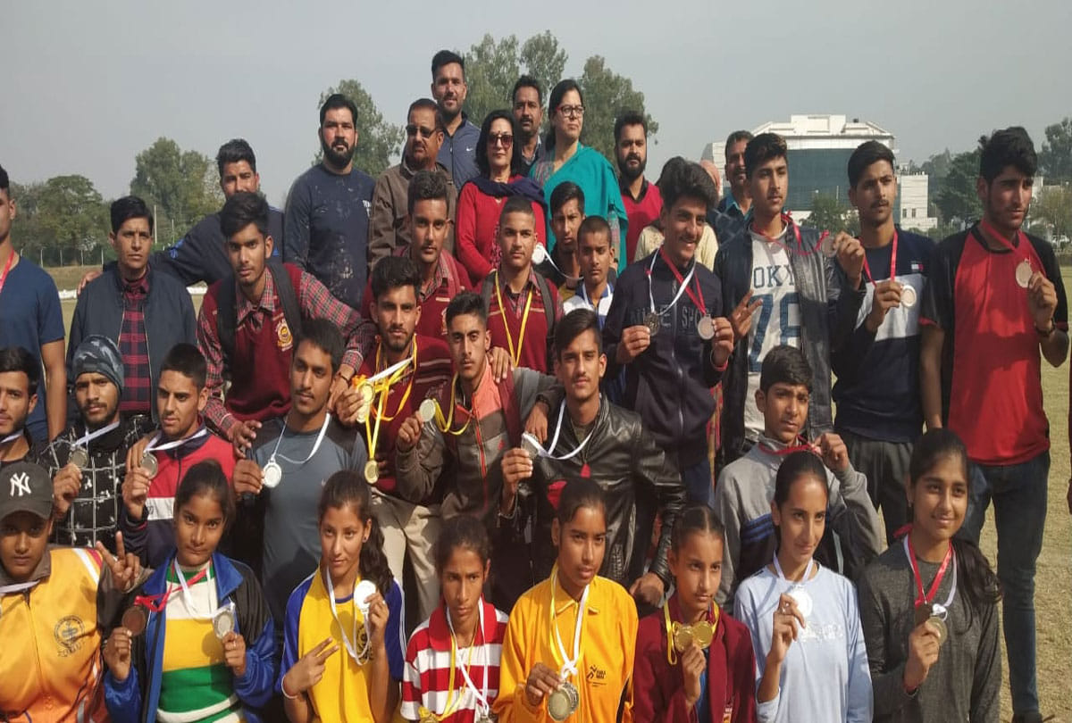 jammu university organized inter district sports championship in jammu