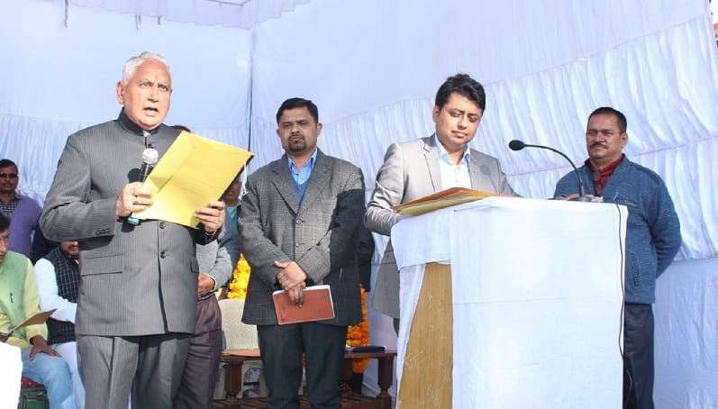 Prakash Joshi sworn in as Leader of the 24th Leader in Almora