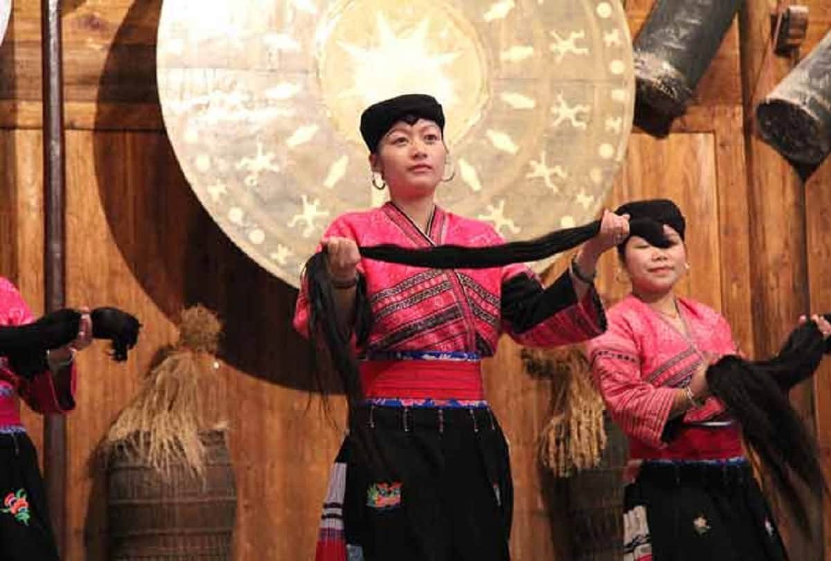 China Red Yao Hill Tribe Long Hair Care Secret Chinese Red Yao Tribe Village