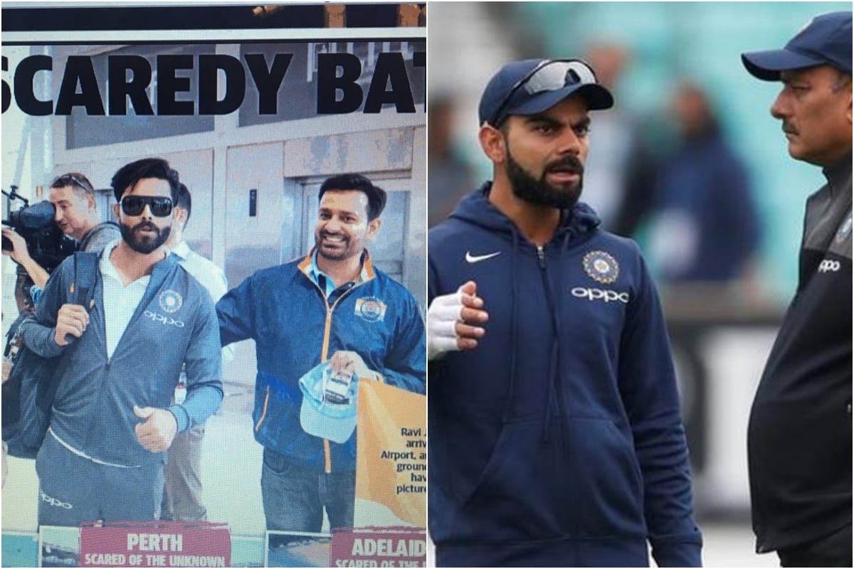 australian media insults team india and gets false reactions from the fans