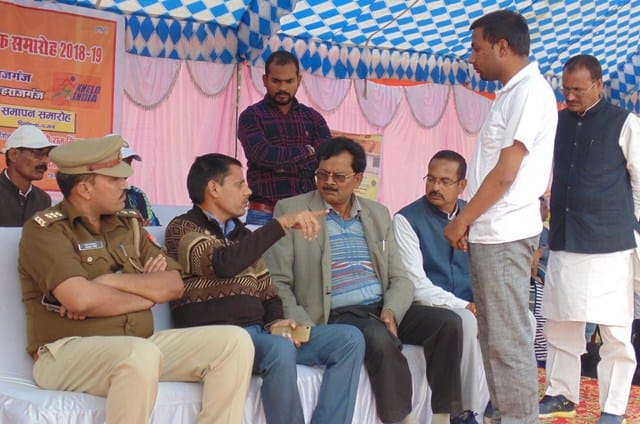 Teachers and instructors on the playground
