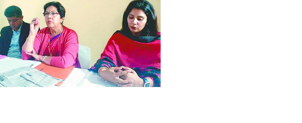 Mukta singh  has done press conference in kashipur