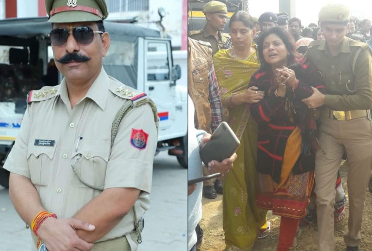 bulandshahr violence inspector subodh kumar's wife crying after his death in etah