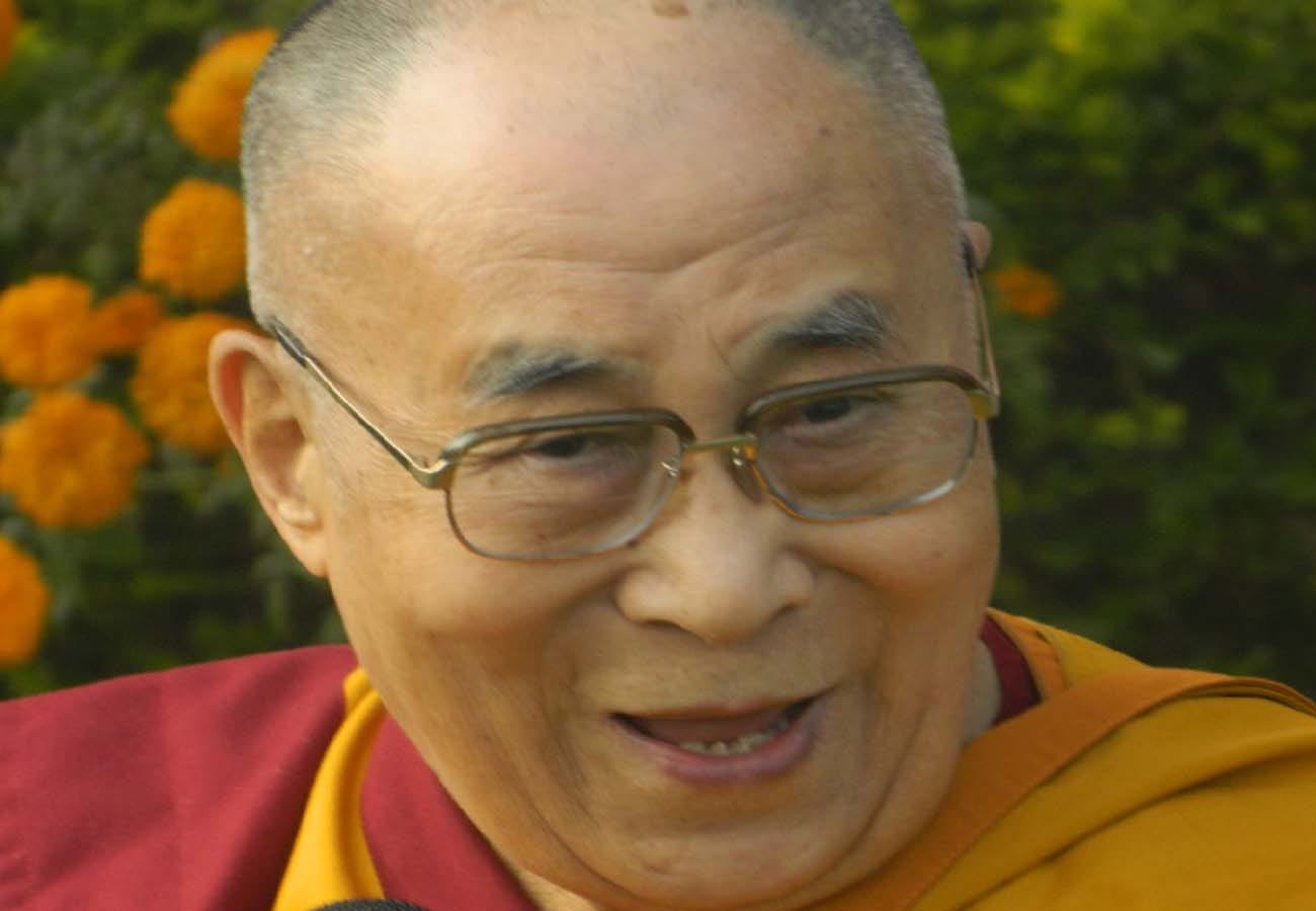The 14th Dalai Lama in sankisa farrukhabad