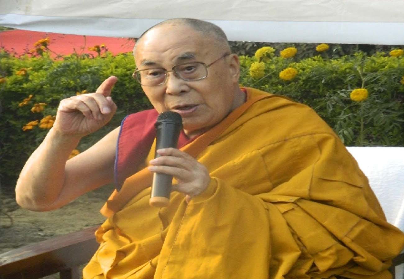 The 14th Dalai Lama in sankisa farrukhabad