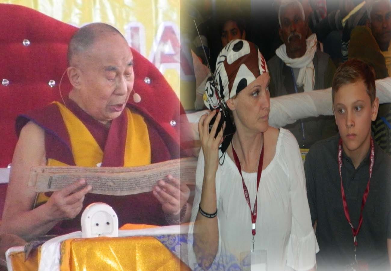 The 14th Dalai Lama in sankisa farrukhabad