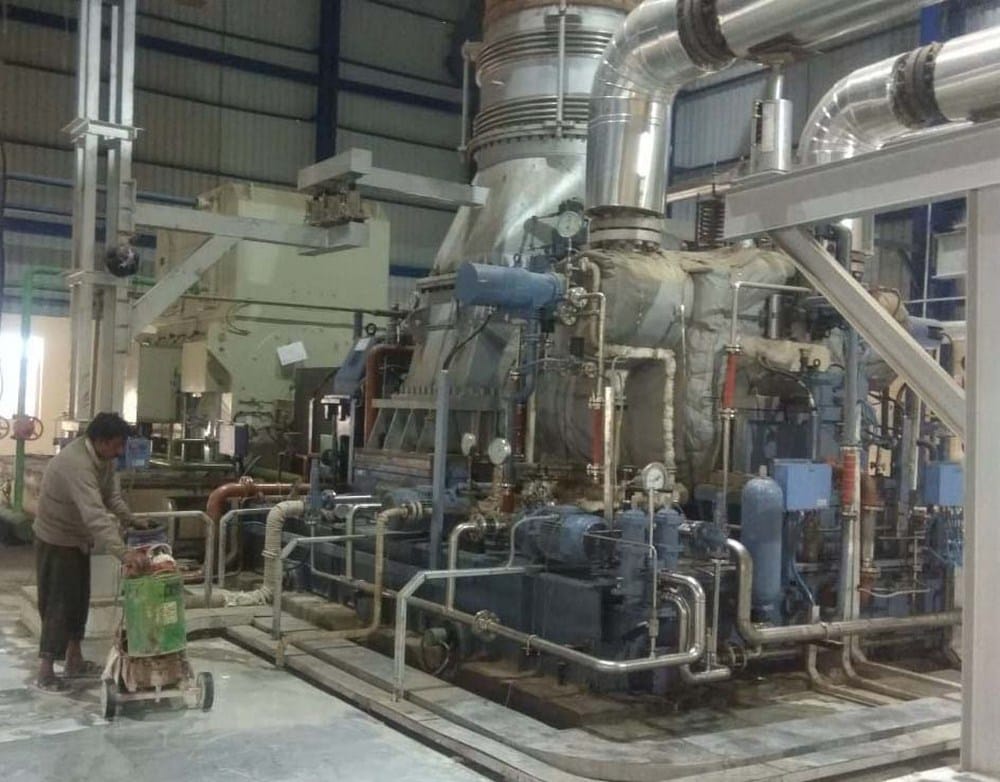 babhnana sugar mill is genrating electricity