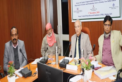 Science for Equity Environment and Development (Seed) Division Head Dr. D Dutta statement shimla