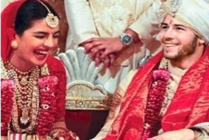 Priyanka Chopra wedding lehenga design by sabyasach mukharjee