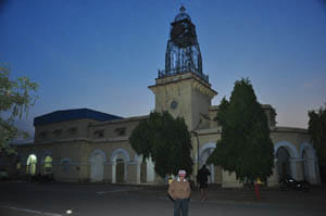 clock in railway insititute tower