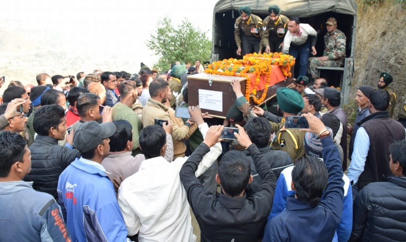 The funeral of the martyr Suraj with state and military honors