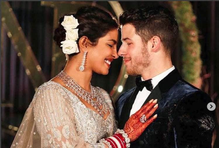 priyanka chopra and nick jonas christian wedding 18 feet long cake cutting video viral