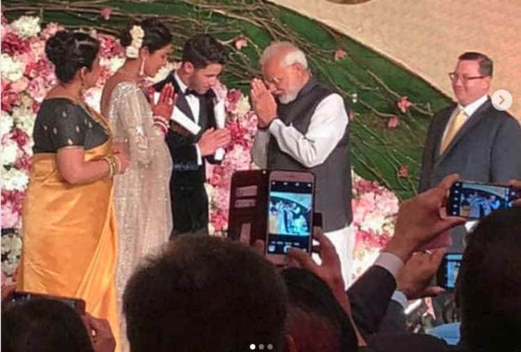 priyanka chopra and nick jonas christian wedding 18 feet long cake cutting video viral