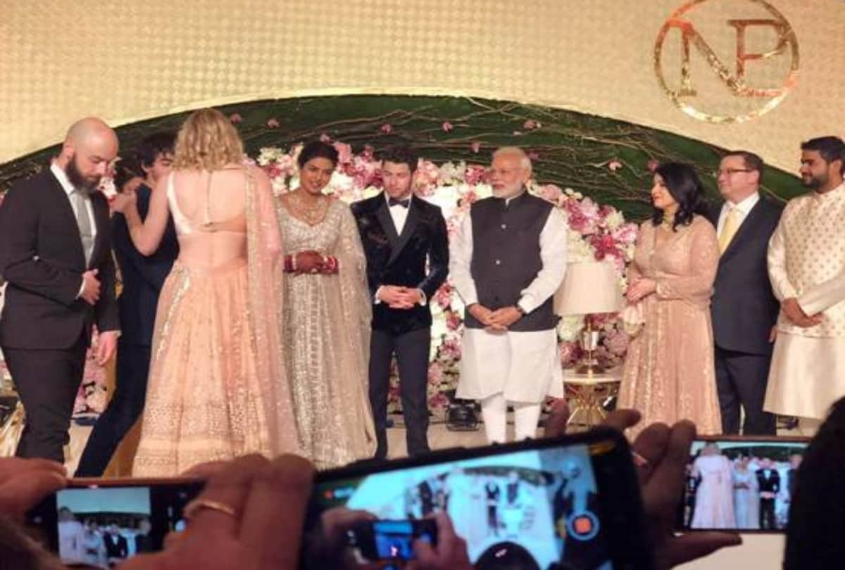 Priyanka Nick Priyanka Chopra Thanks to Prime Minister Narendra Modi for coming delhi Reception