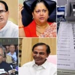 मुरझाए कमल के पीछे बुझे हुए चेहरों के मुक़ाबले में सभी चैनलों पर राहुल गांधी का खिला हुआ चेहरा छाया रहा।