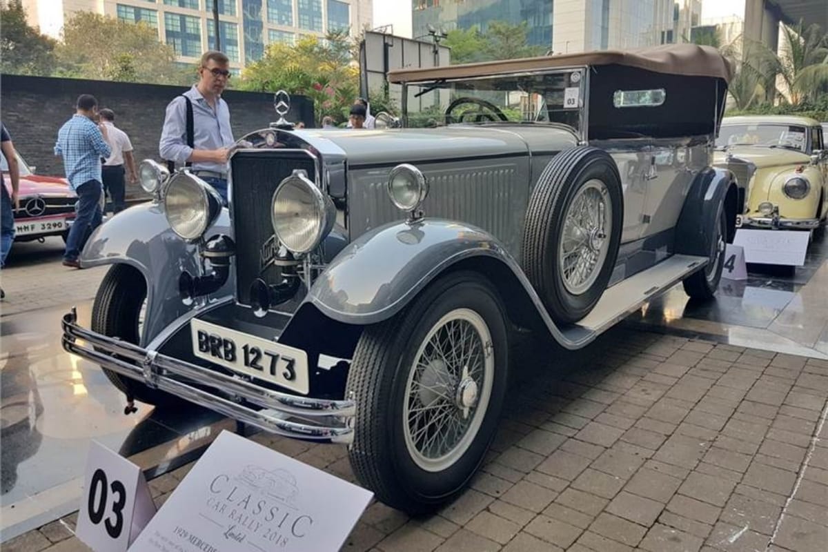 Mercedes benz classic car rally images