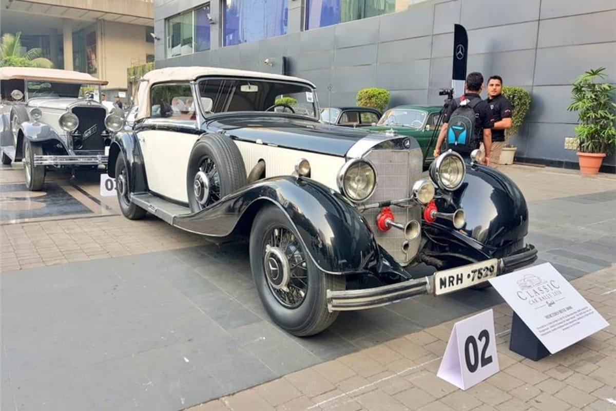 Mercedes benz classic car rally images