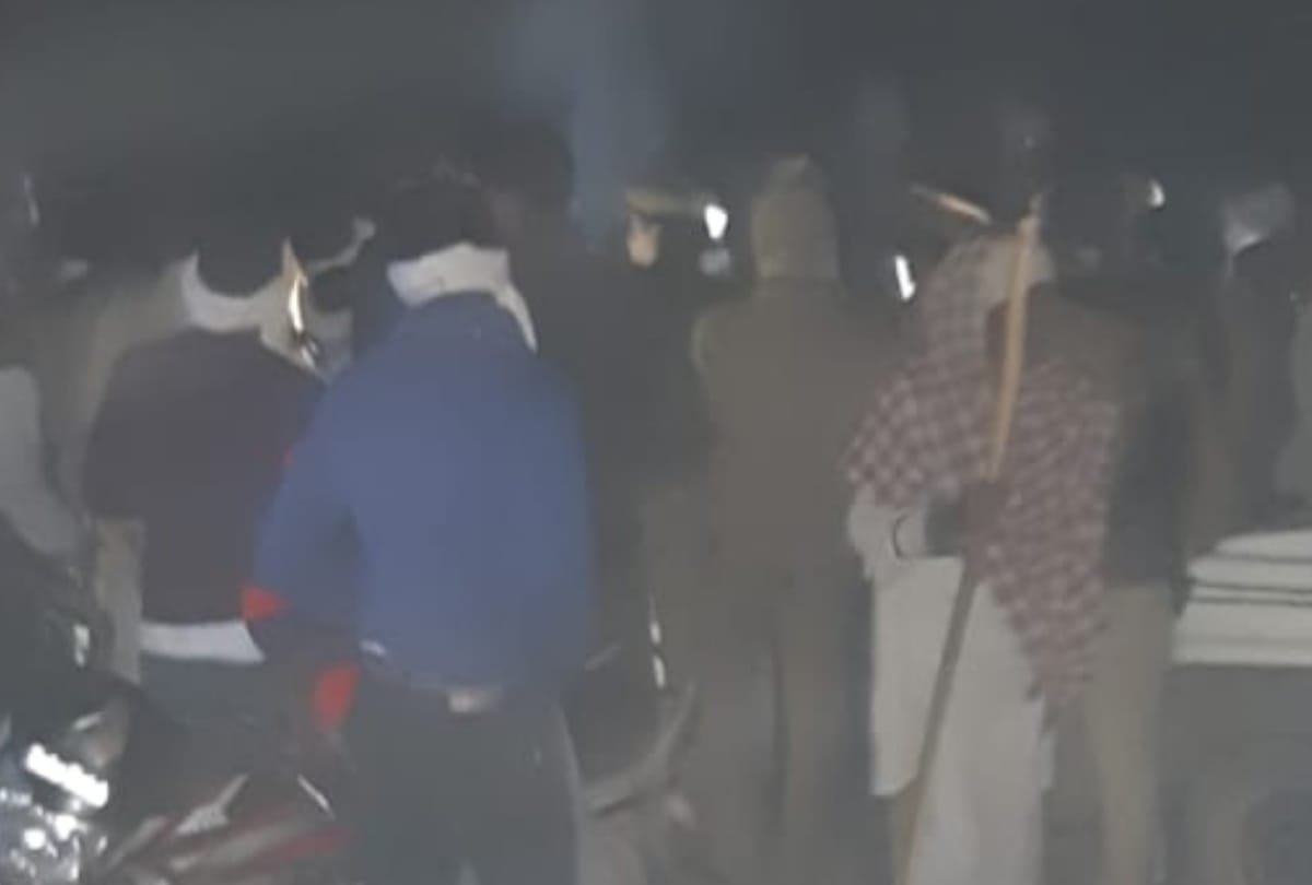 Hight tension on mathura after getting Remnants of cattle