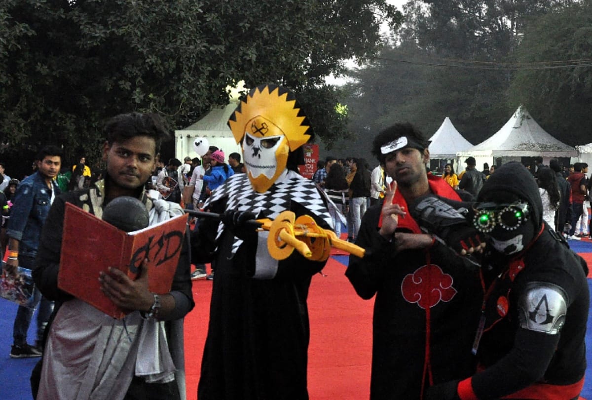 Superheros Coaton Lovers In Comic Cone In Delhi last day