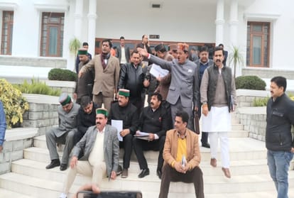 opposition party Ruckus in first day of himachal assembly winter session