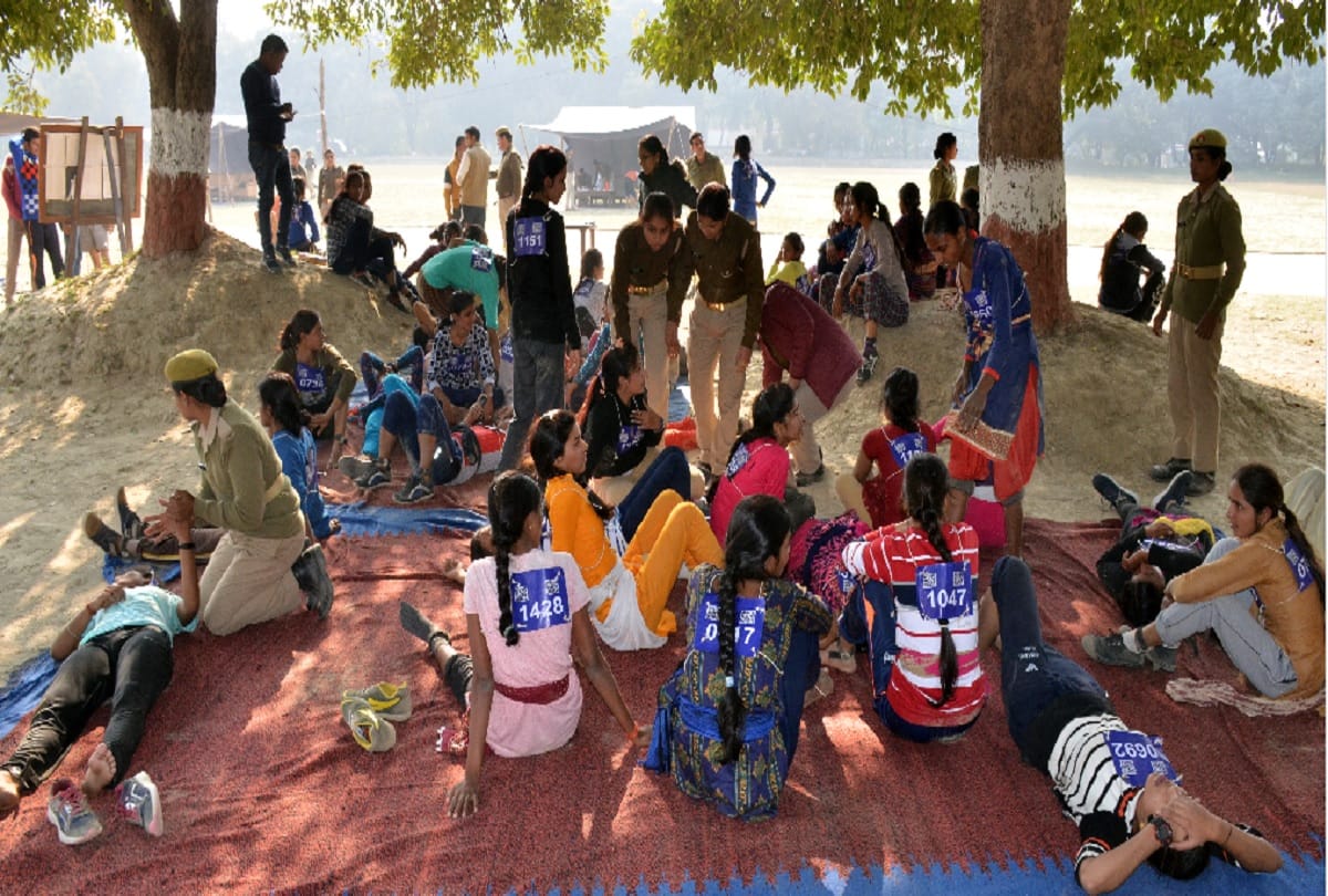 Police recruitment Many girls and boys fell unconscious during race in Bareilly