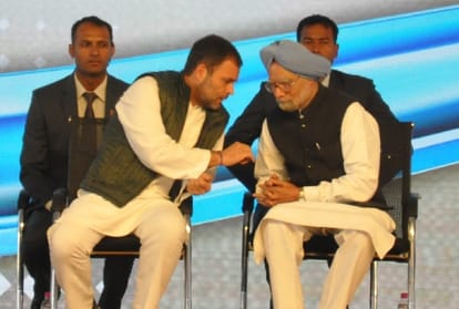 rahul gandhi and manmohan singh reached in mohali of punjab